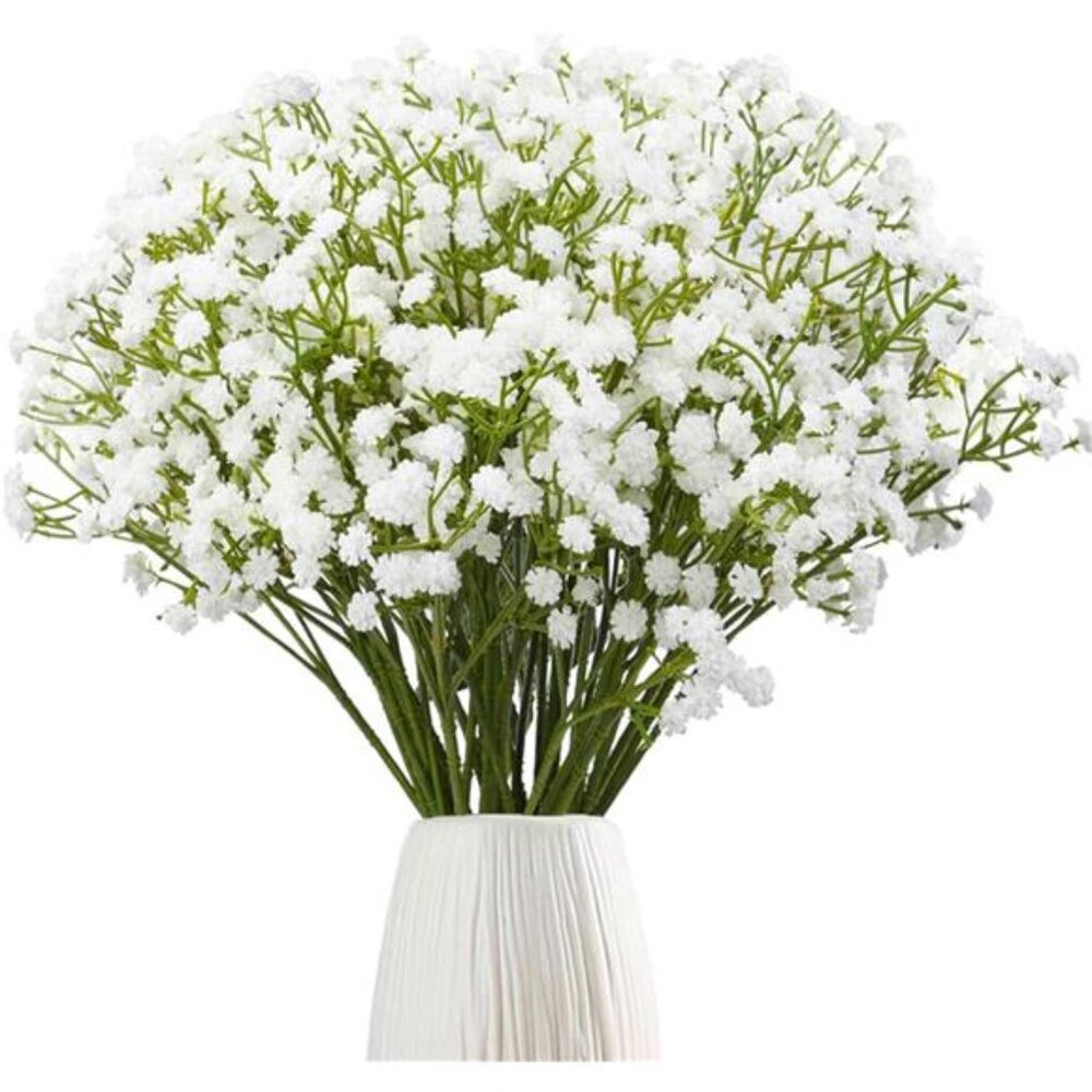 Babys Breath Artificial Flowers Bulk, 11inch Fake Baby Breath